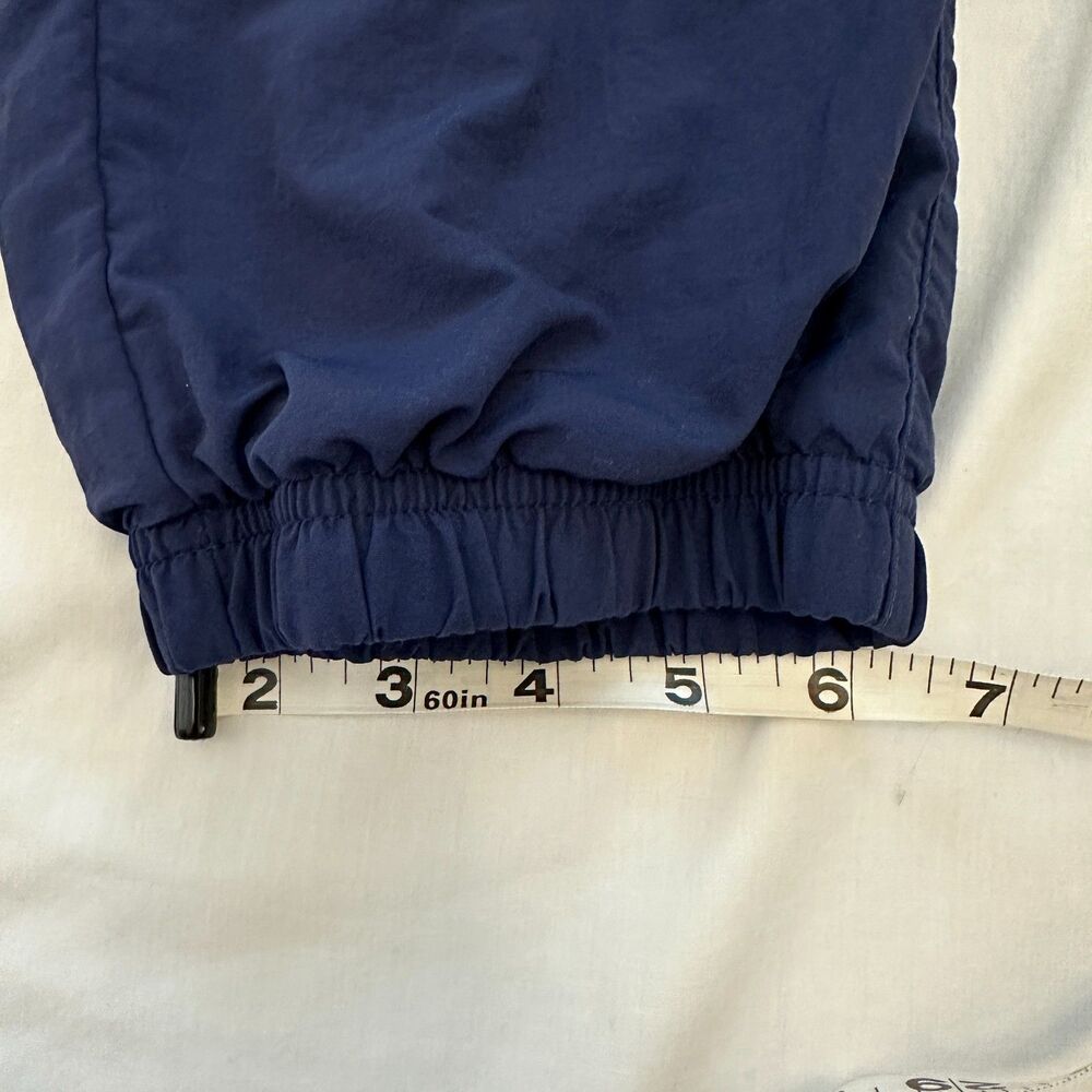 Vintage Niki SB Windbreaker Track Pants Mens Medium Navy Blue Mesh Lined Y2K - Picture 9 of 13